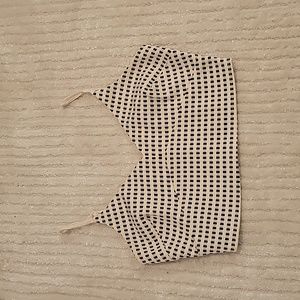Checkered crop top